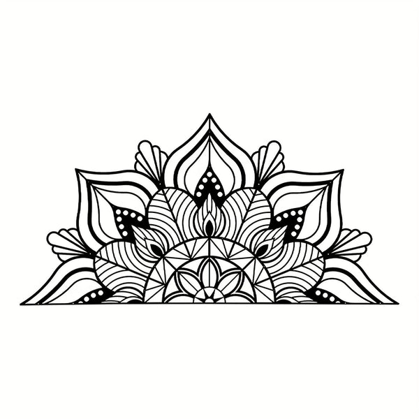 Iron Mandala Wall Art — Geometric Décor Panel - lit&Co