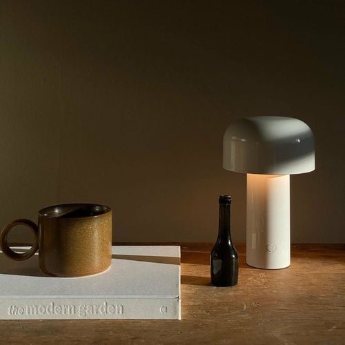 Mushroom Bedside Lamp — Portable USB Mood Light - lit&Co
