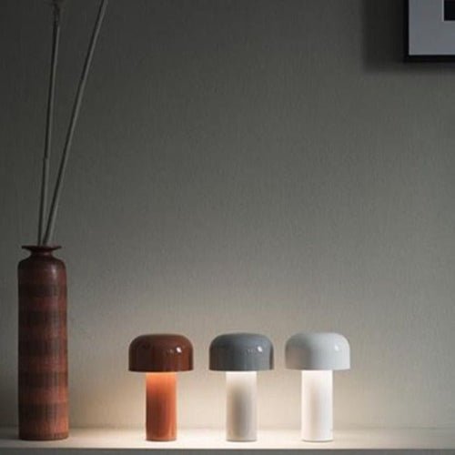 Mushroom Bedside Lamp — Portable USB Mood Light - lit&Co