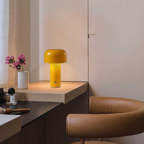 Mushroom Bedside Lamp — Portable USB Mood Light