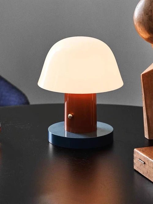 Nordic Mushroom Table Lamp — Dimmable & Portable - lit&Co