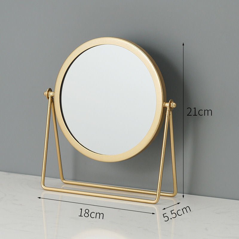 Oval Vanity Mirror — 360° Swivel, Tabletop - lit&Co