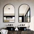 Arched Full-Length Mirror — Matte Black Frame